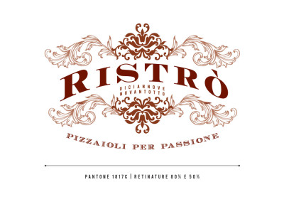 Grafica per logo Ristrò ad 1 colore